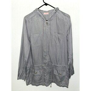 St.TropezWest Linen Hooded Jacket